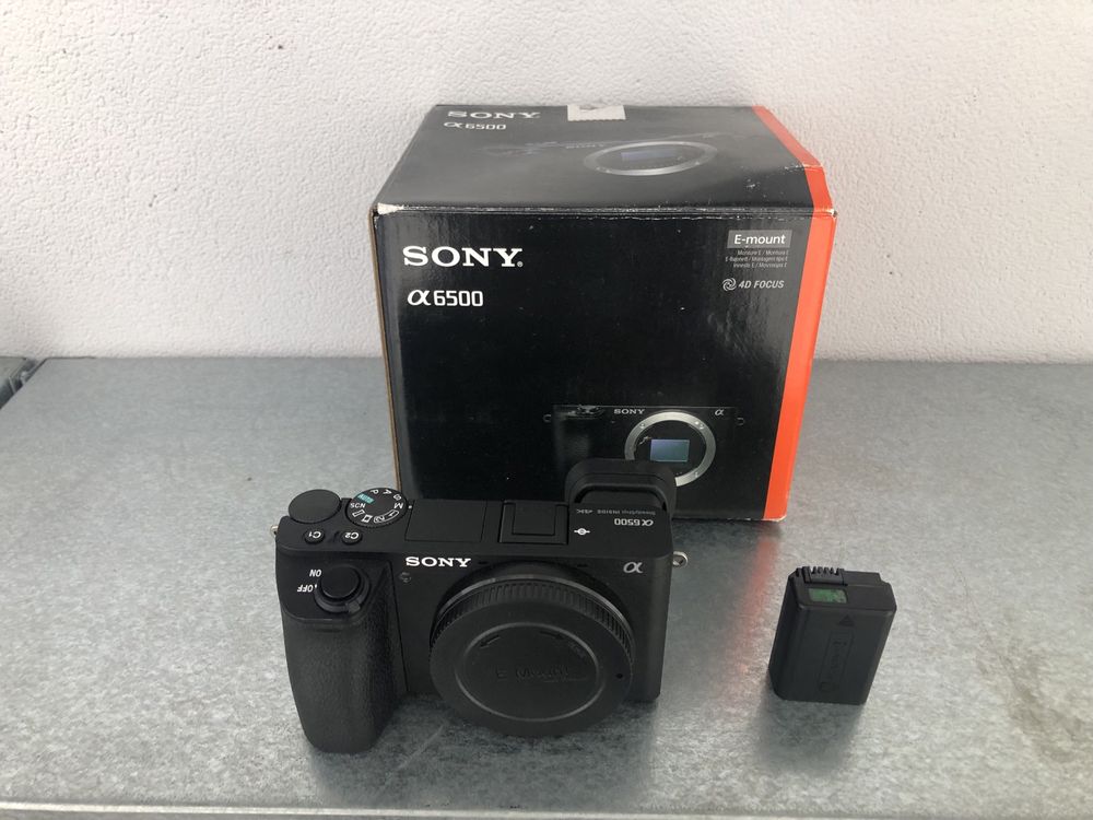 Sony A6500 corpo