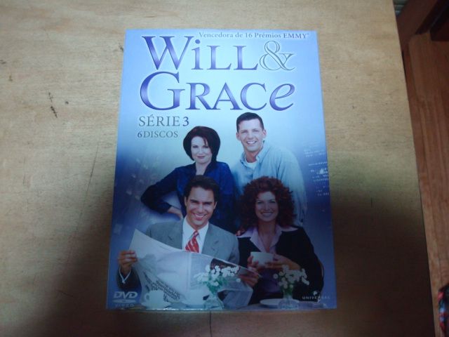 lote Séries ficheiros secretos,inspector maigret, will e grace