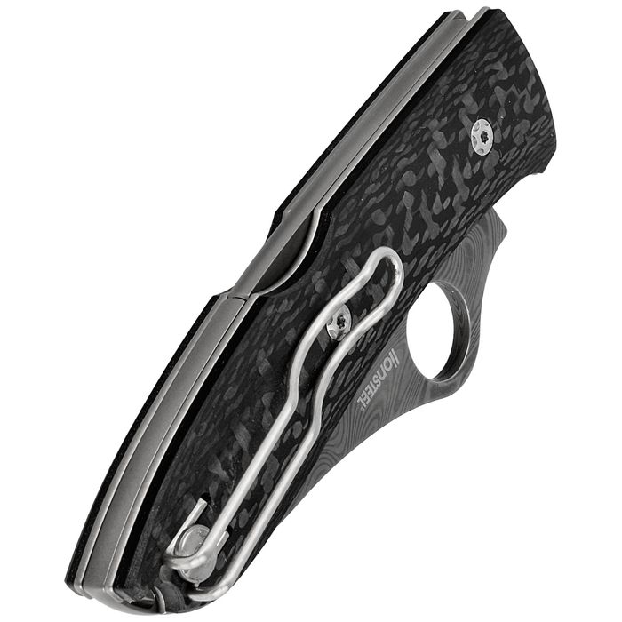 Nóż składany Spyderco SpyOpera Sprint Run Carbon Fiber, Damasteel Thor