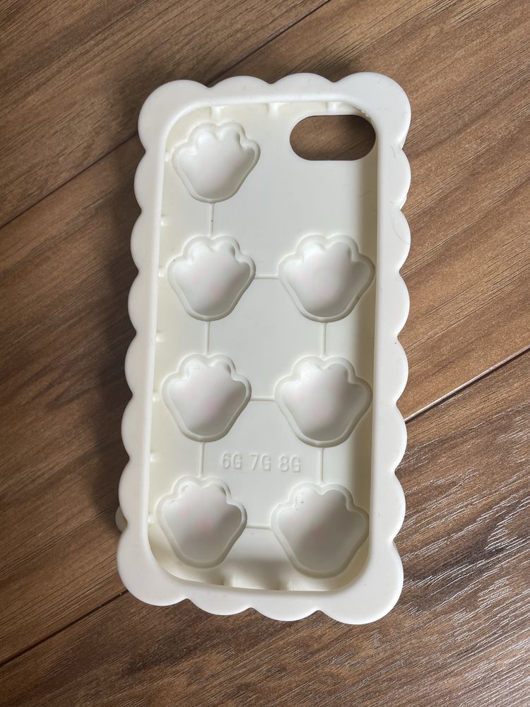 Szybka i etui iPhone 8SE kocie łapki
