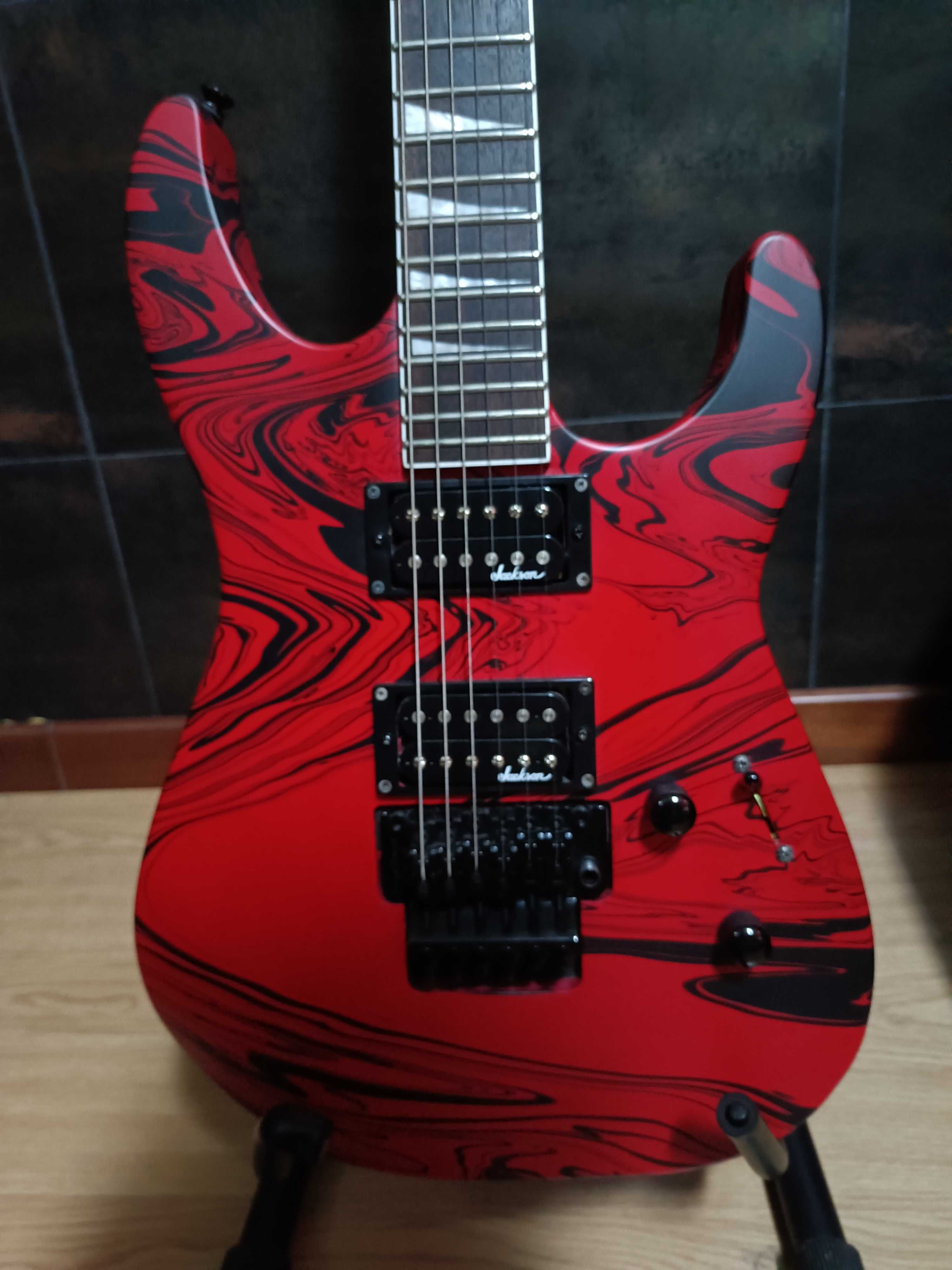 Jackson X Series Soloist Red Swirl