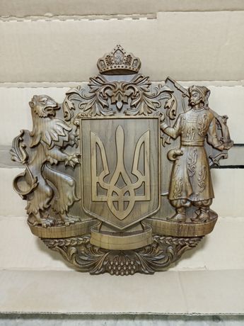 Продам картина-панно "Герб України", виріб з дерева. Телефонуйте!