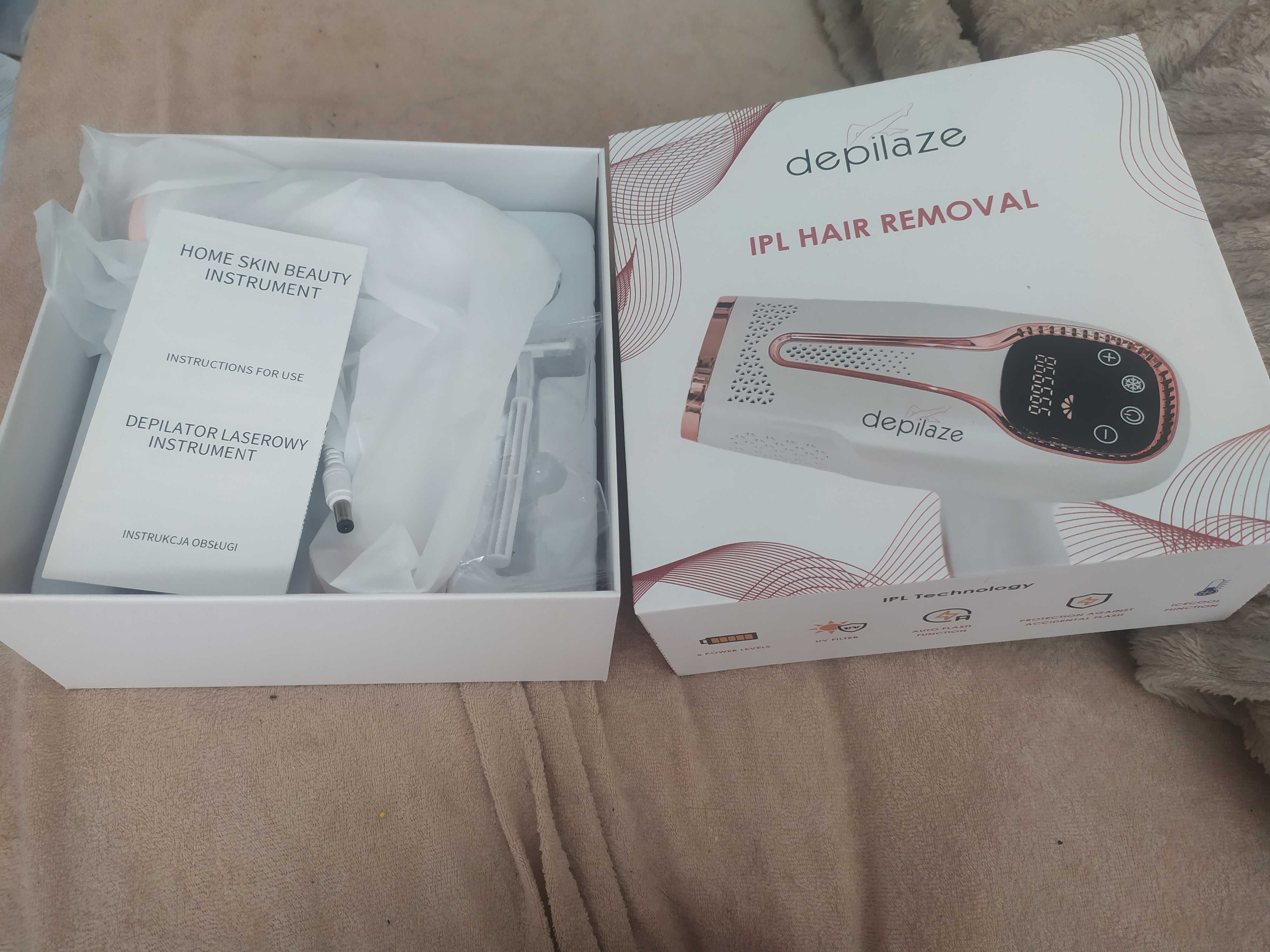 Depilator laserowy Depilaze nowy