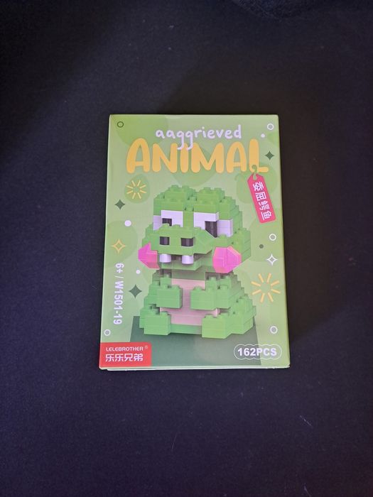 Mini blocos de montar crocodilo