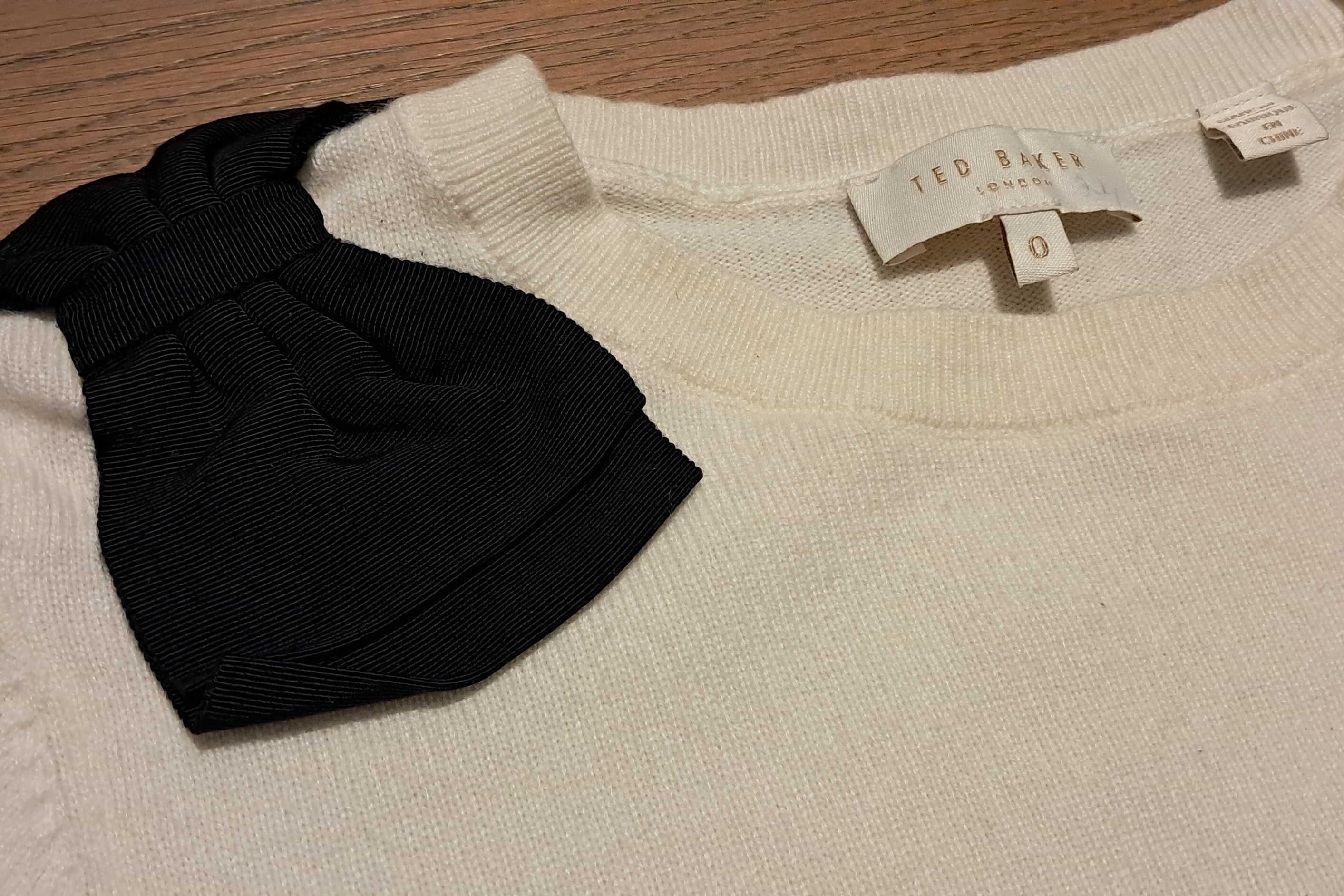 Sweter, sweterek z kokardą, Ted Baker, 0