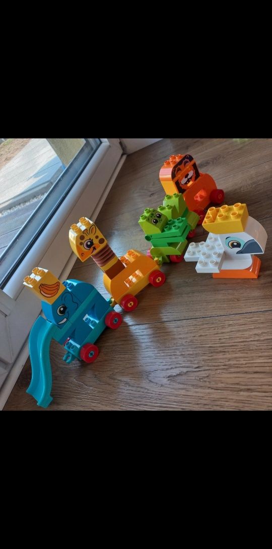 LEGO Duplo 10863 Pociąg ze Zwierzątkami – Stan Bardzo Dobry!