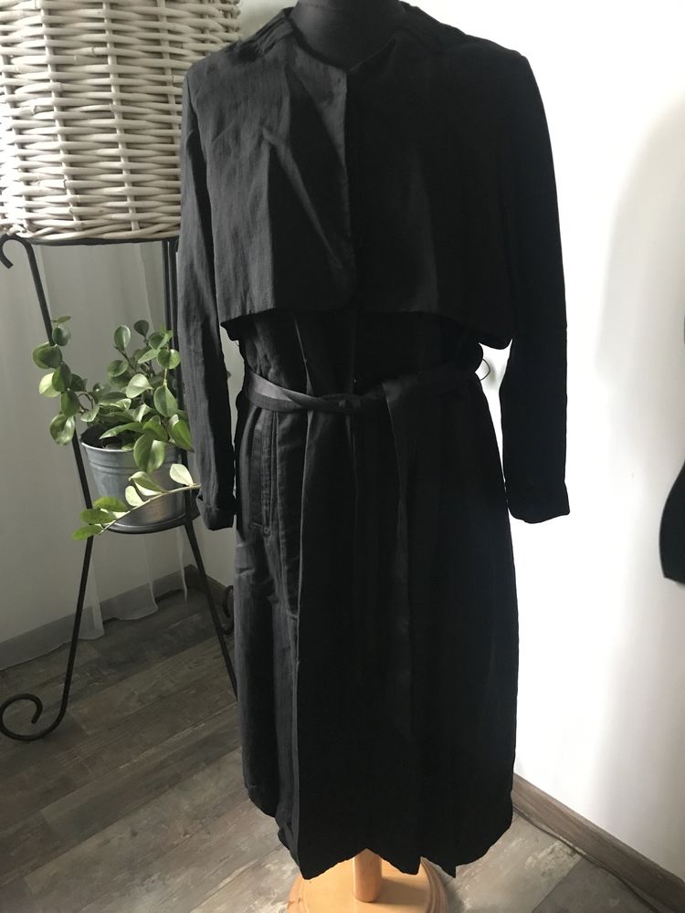 Trencz płaszcz damski H&M czarny