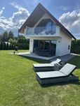 Domek nad jeziorem ,balia/jacuzzi ,Mazury