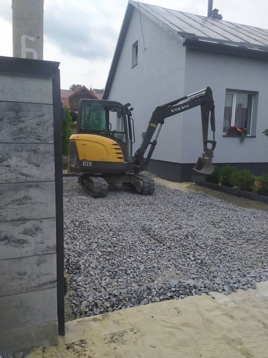 Пісок, гравій, щебінь, відсів. Оренда послуги міні екскаватора