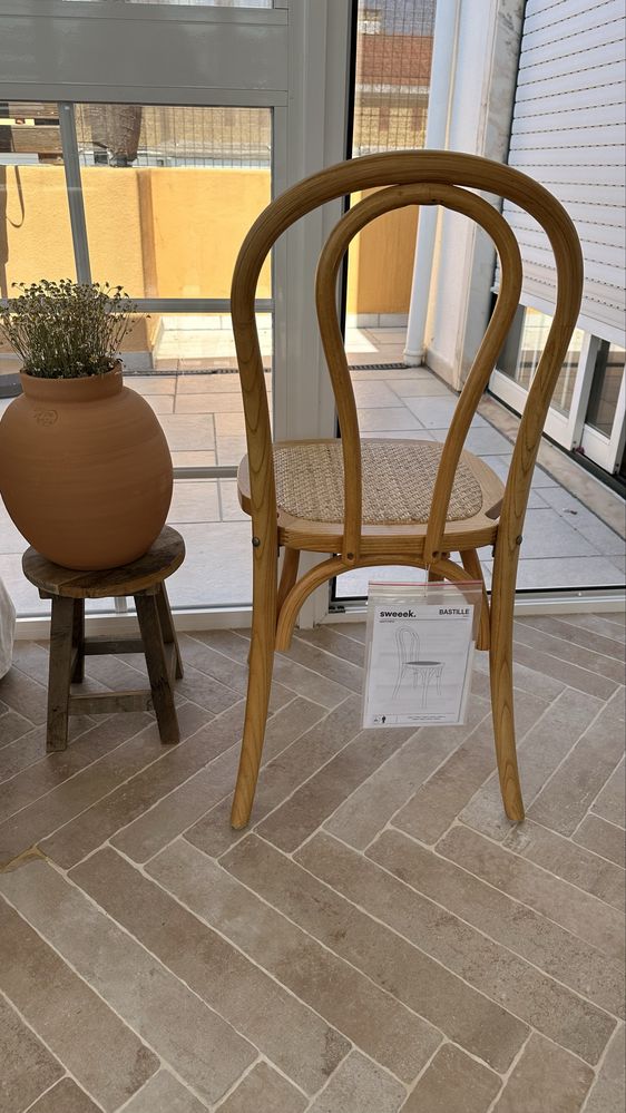 6 cadeiras de madeira estilo Thonet - NOVAS