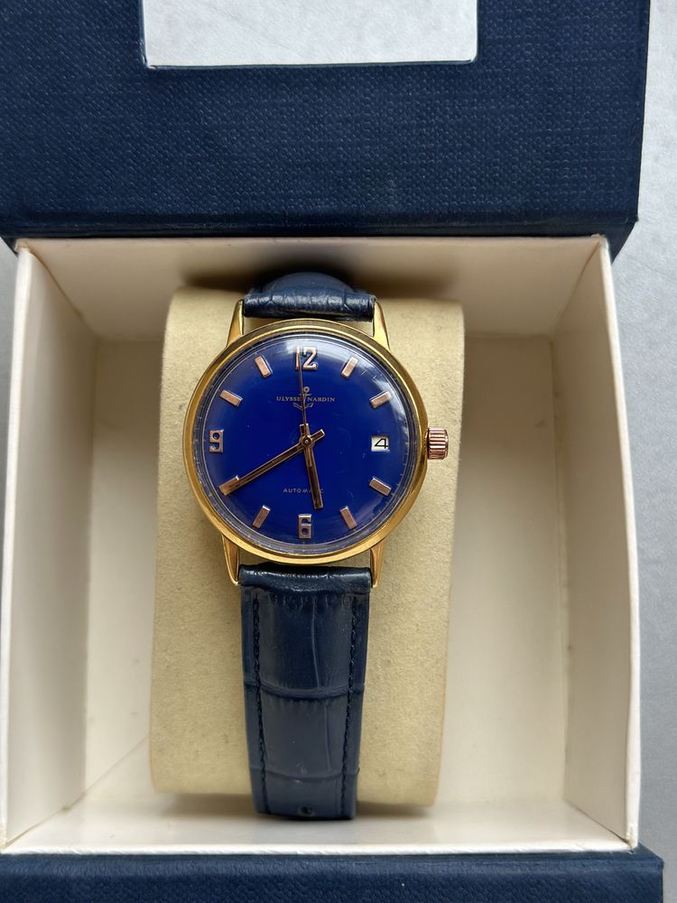 ulysse nardin marine годинник синій 50-х років