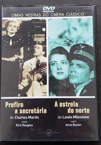 dvd com dois filmes: “Prefiro a secretária” + “A estrela do norte”