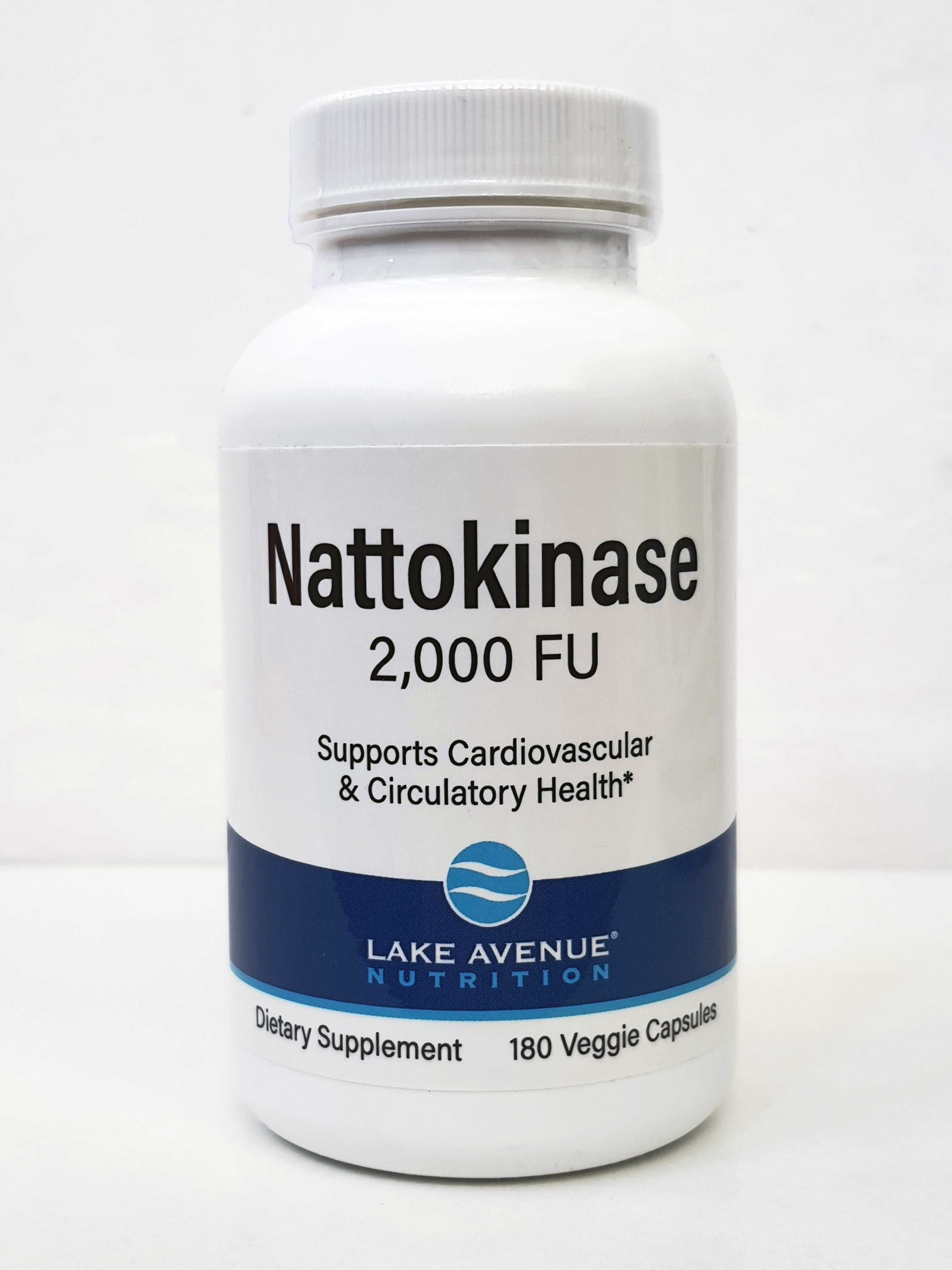 Наттокіназа Lake Avenue Nutrition, 2000 FU, 180 капсул