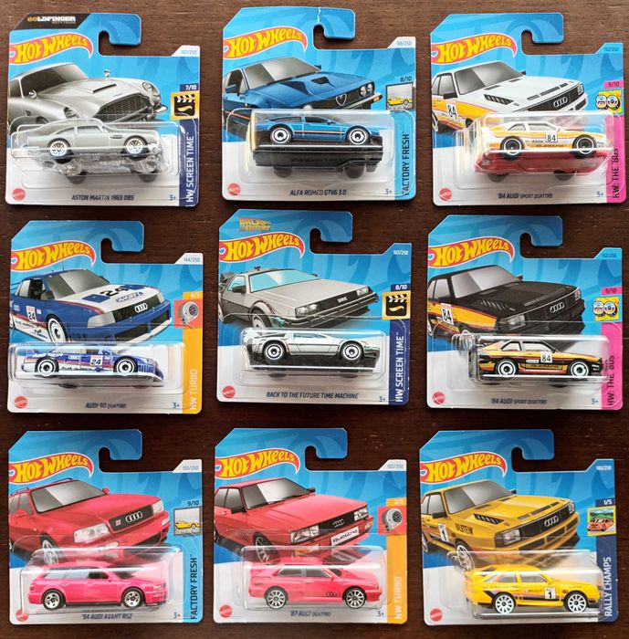 Hot Wheels Novos. Vários, Mainline. Escala 1/64