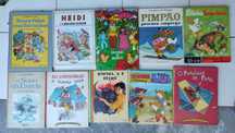 Lote 30 livros infantis edições antigas - capa dura