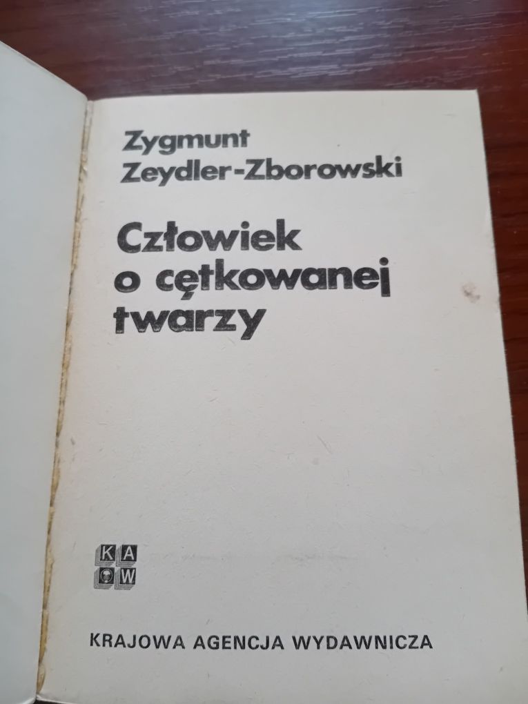 Zygmunt Zeydler-Zborowski Człowiek o cętkowanej twarzy