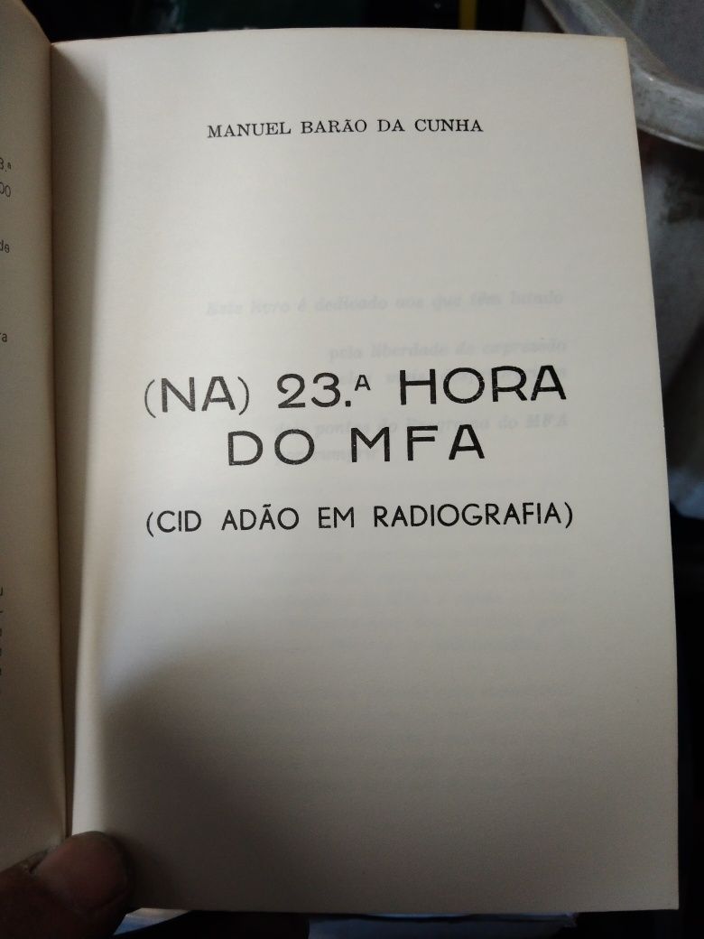 Livro de Manuel Barão da Cunha