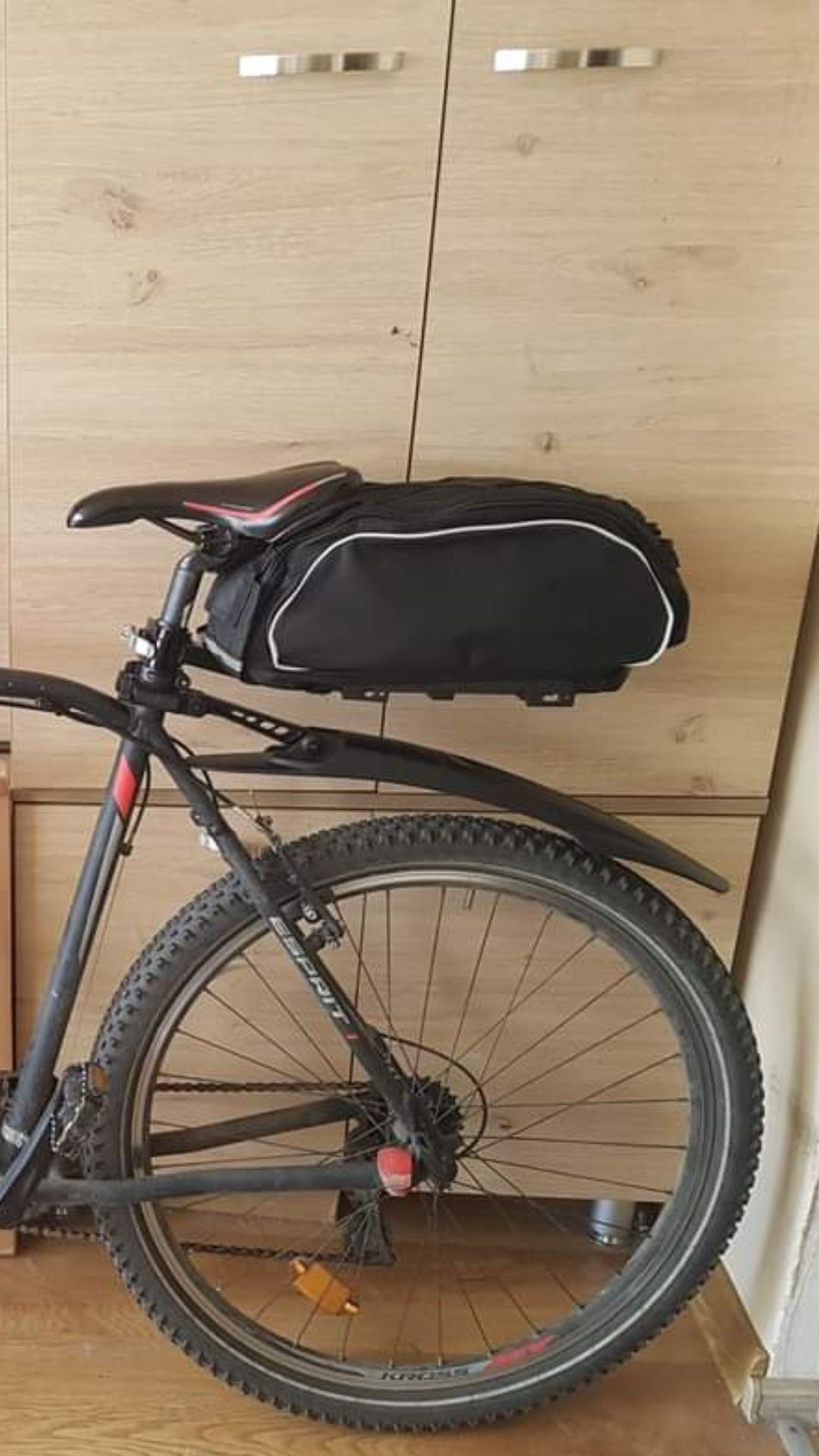 Bagażnik rowerowy i torba