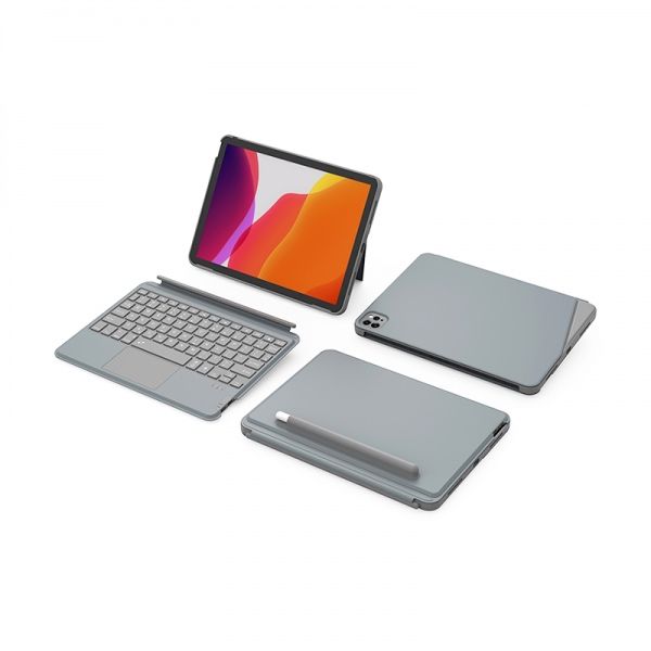 Чохол - клавіатура WIWU Combo Touch Keyboard Grey iPad 10.9 2022