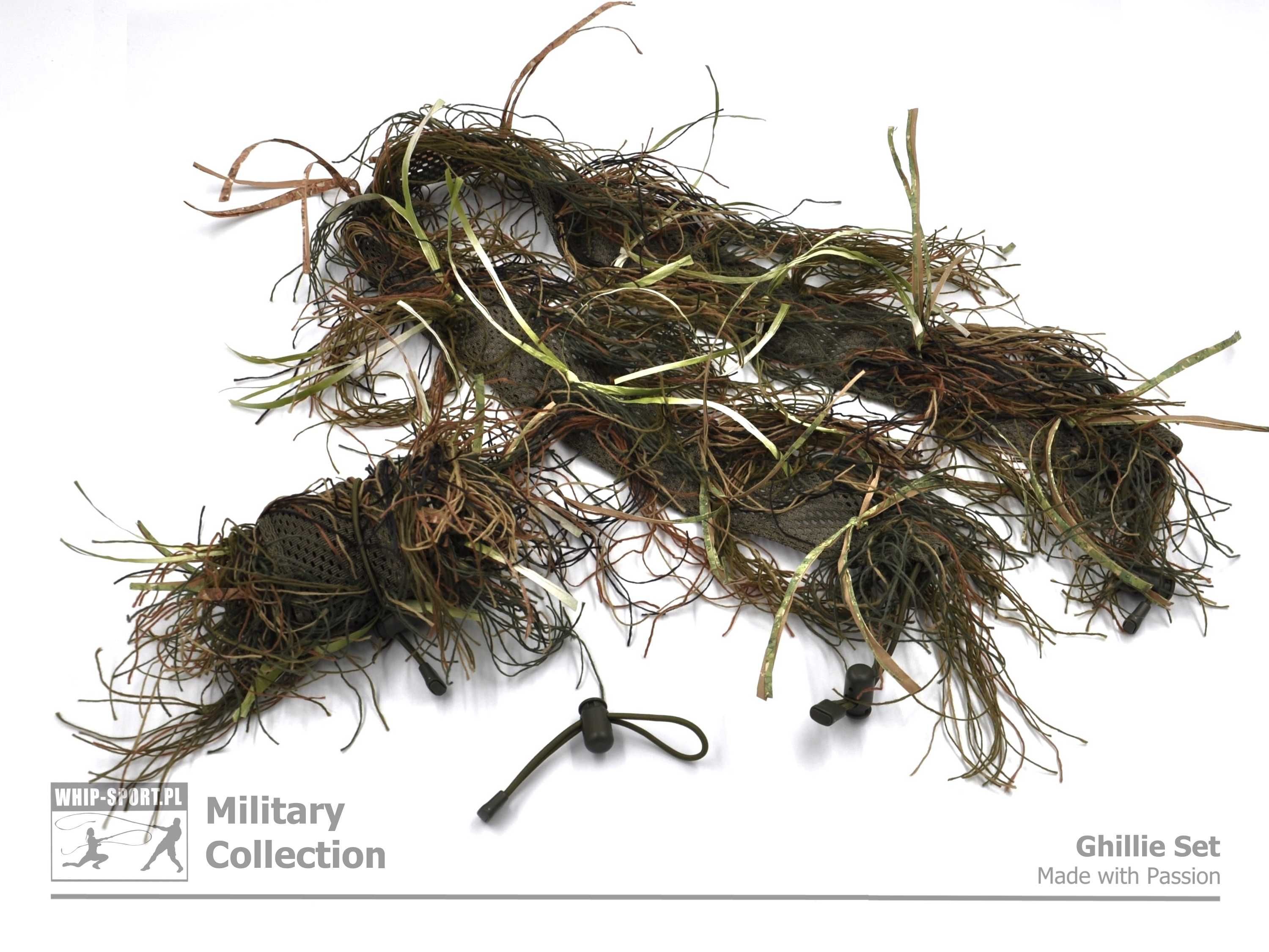 Ghillie Set - Maskowanie broni ASG Milsim - 200 cm