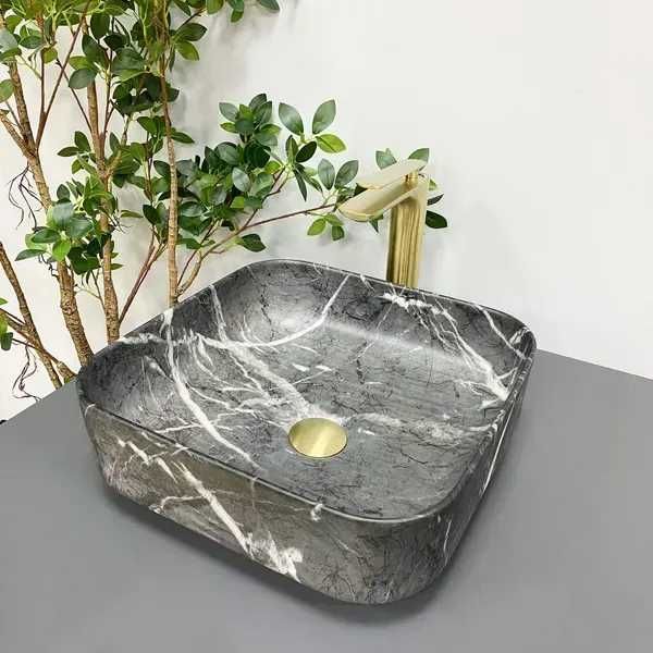 Умивальник (раковина) VBI ALGHERO BLACK ONYX MATT накладний