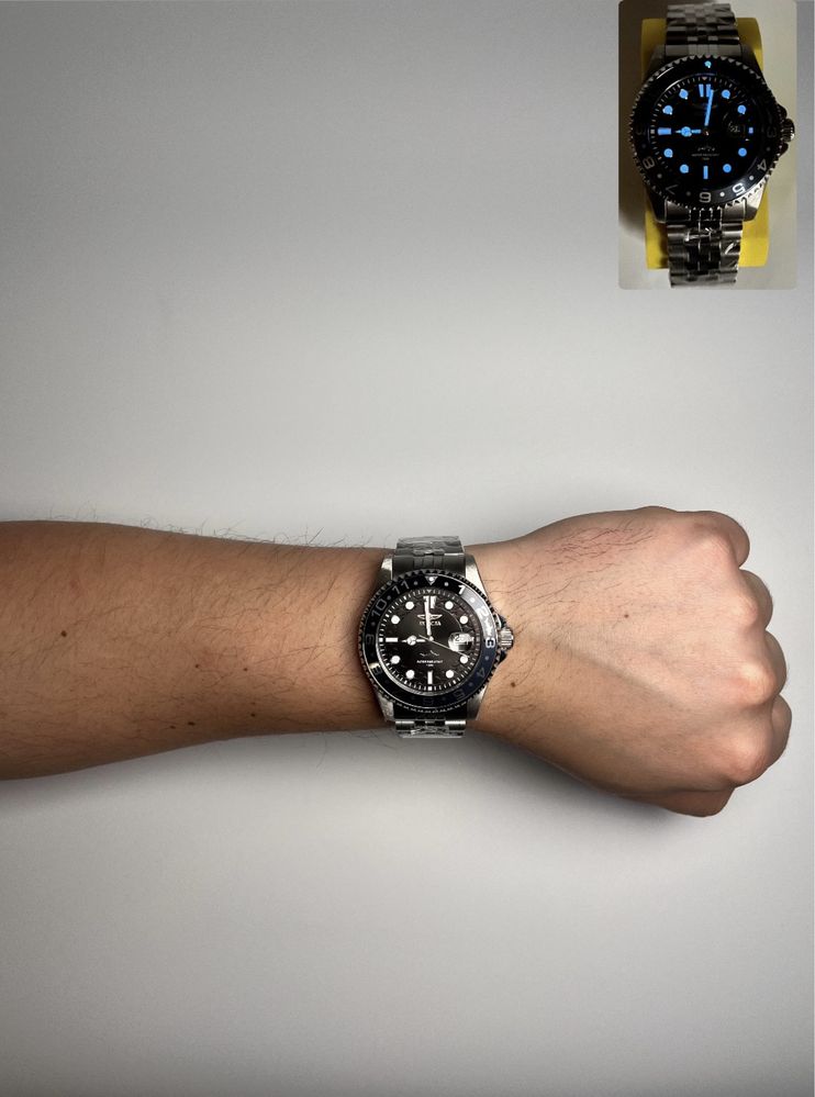 Invicta 35129, чоловічий годинник інвікта, інвікта дайвер