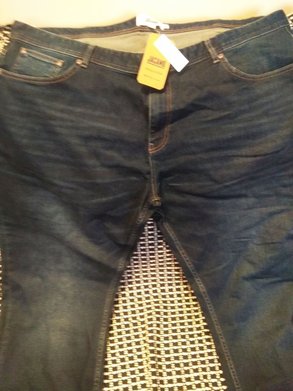Великі джинси унісекс, темно-сині