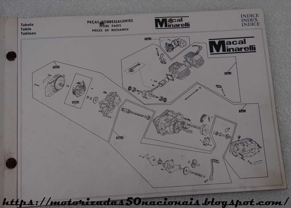 Catálogo Geral de Motores Minarelli (Motor Minarelli V1HL)