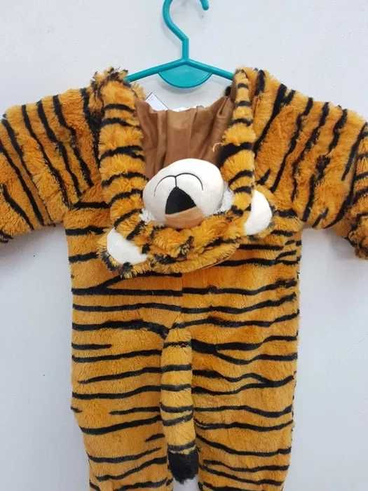 Nowy strój przebranie tygrys tygrysek rozmiar 0-6 m-cy B055