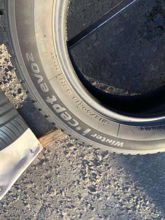 Шини 215/60 R16 пара Hankook зима  2023р, 6,3мм