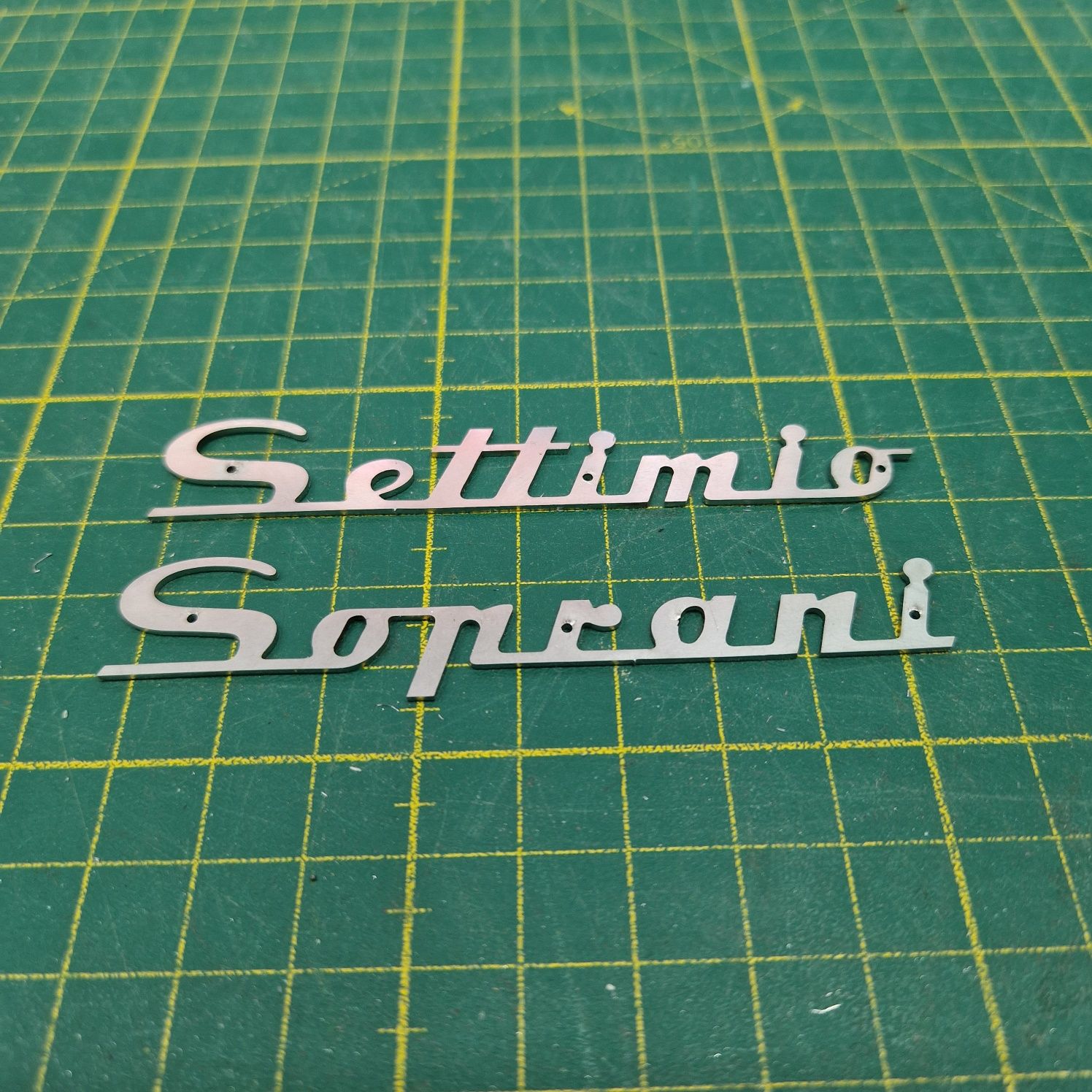 Napis Settimio Soprani do akordeonu