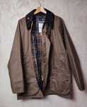 BARBOUR Beaufort Wax kurtka męska (42 / L / XL) brązowa bark woskowana