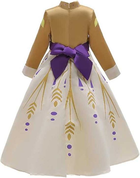 Dziecięcy kostium Elsa, Anna, Królowa Śniegu Księżniczka Urodziny 140