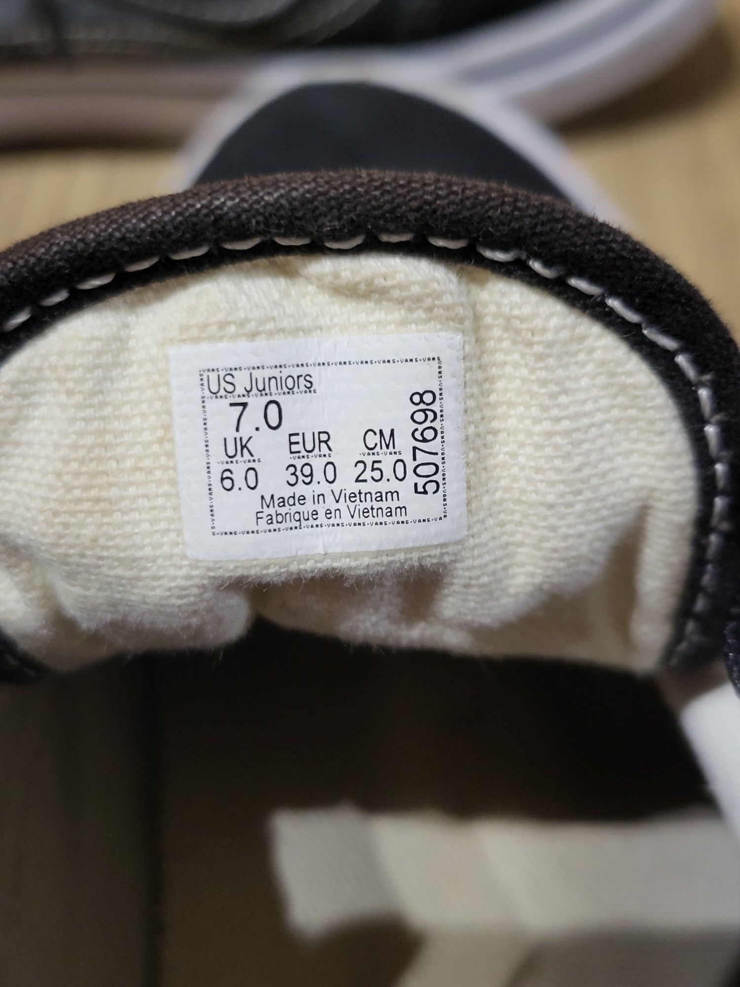 Vans 39 trampki czarne