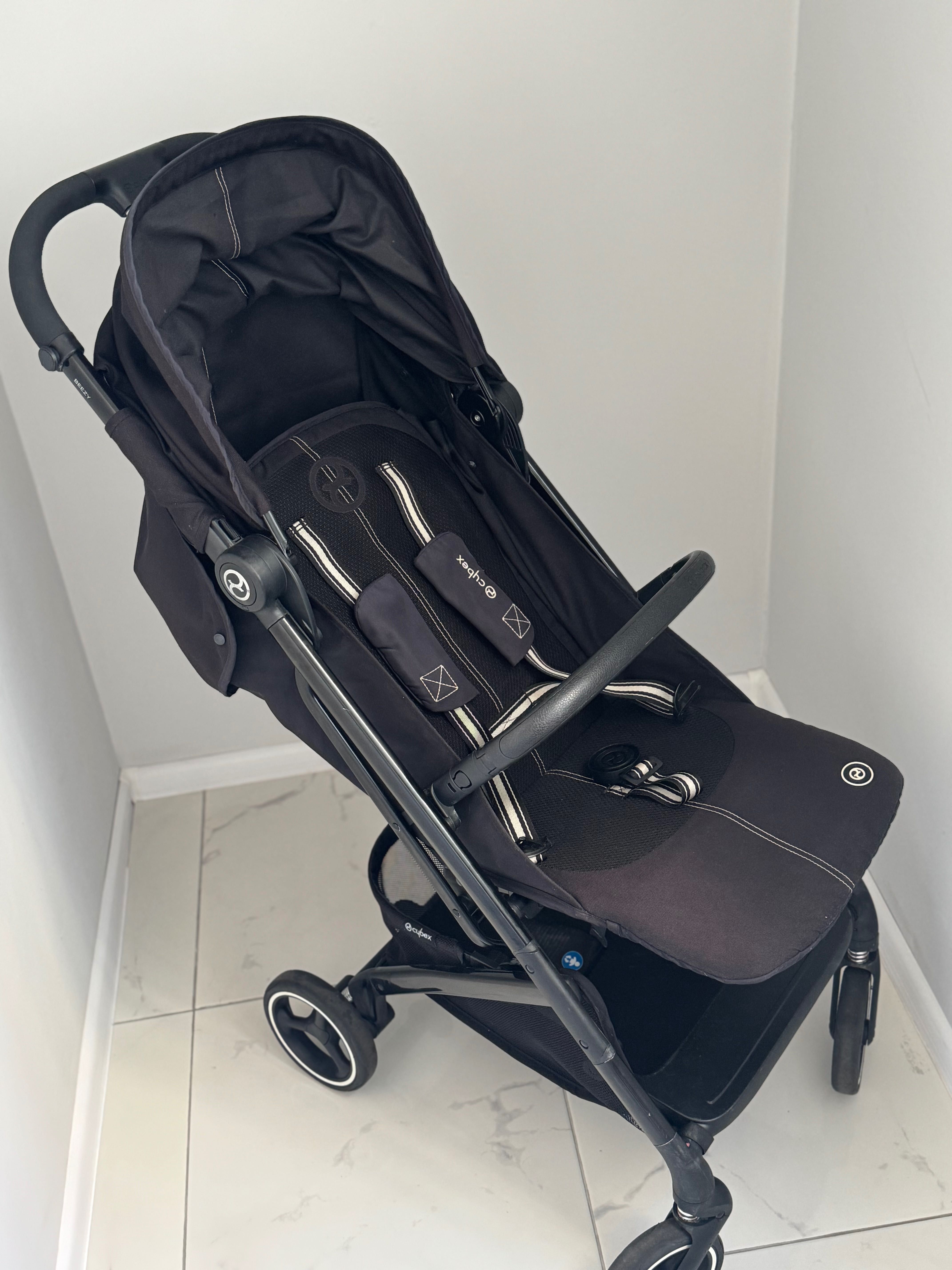 Коляска прогулянкова Cybex Beezy Magic Black (з бампером)
