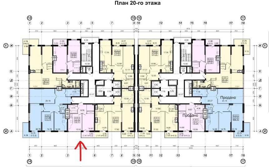 ЖК Акрополь, 1-комн. с видом на море и Аркадию, 5ст Фонтана