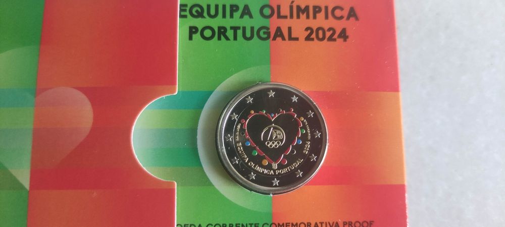 Moeda Equipa Olímpica Portugal 2024 (Proof)