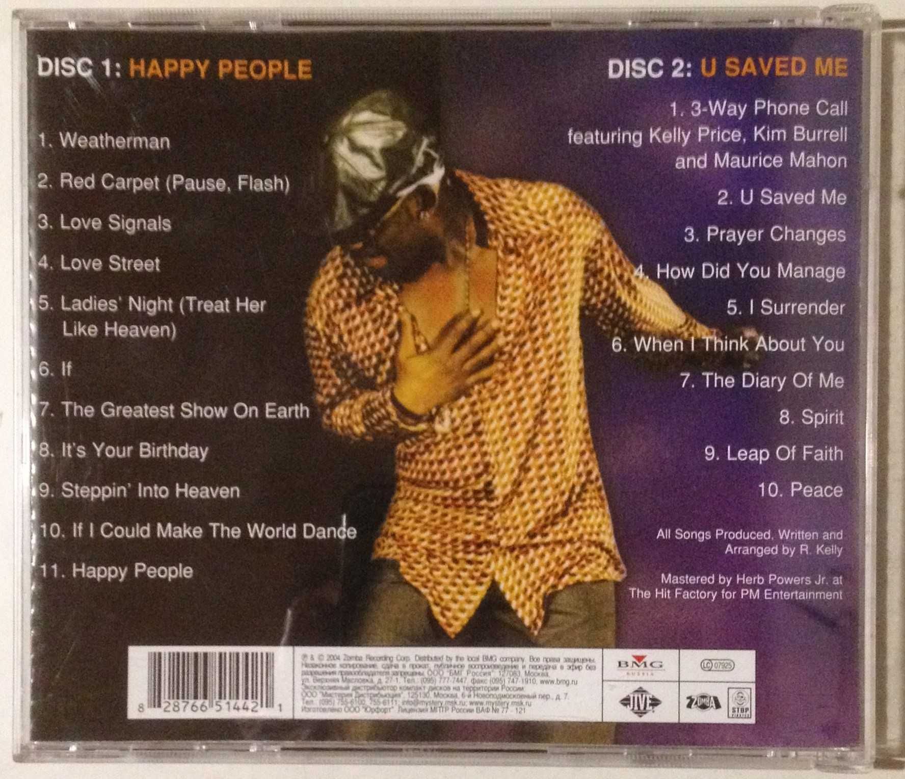 R. Kelly "Happy People / U Saved Me" (2 CD)