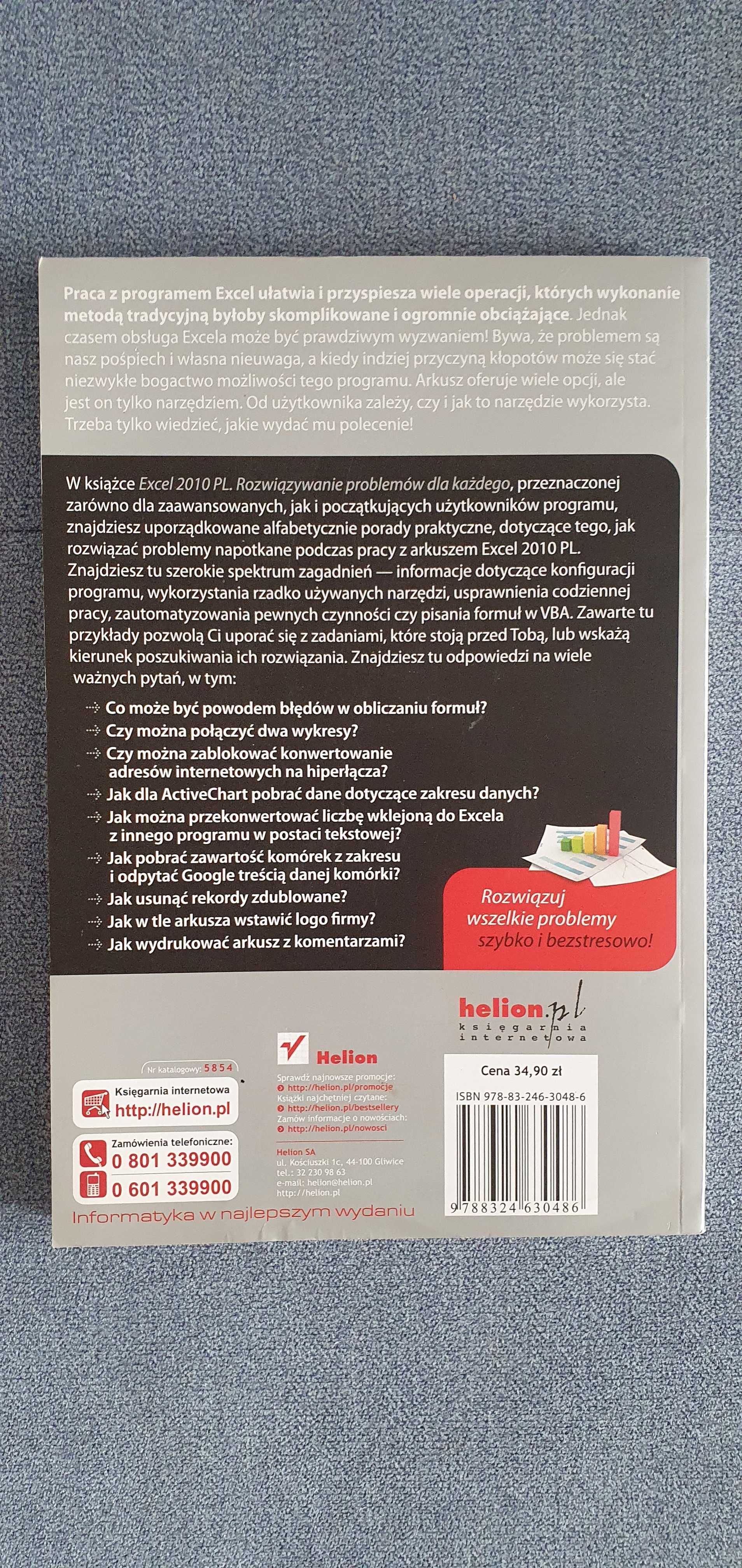 Excel 2010 PL - Rozwiązywanie problemów dla każdego - Witold Wrotek