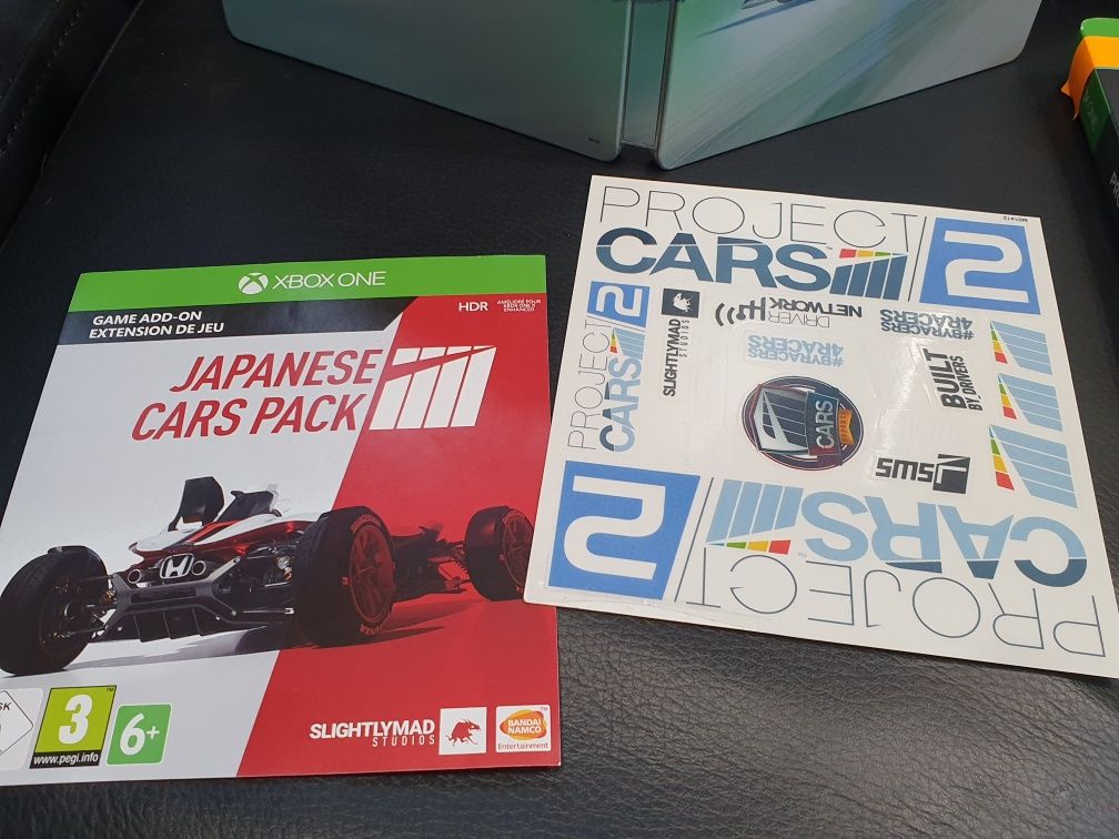 Steelbook kody dlc Project cars 2 xbox one limited edition