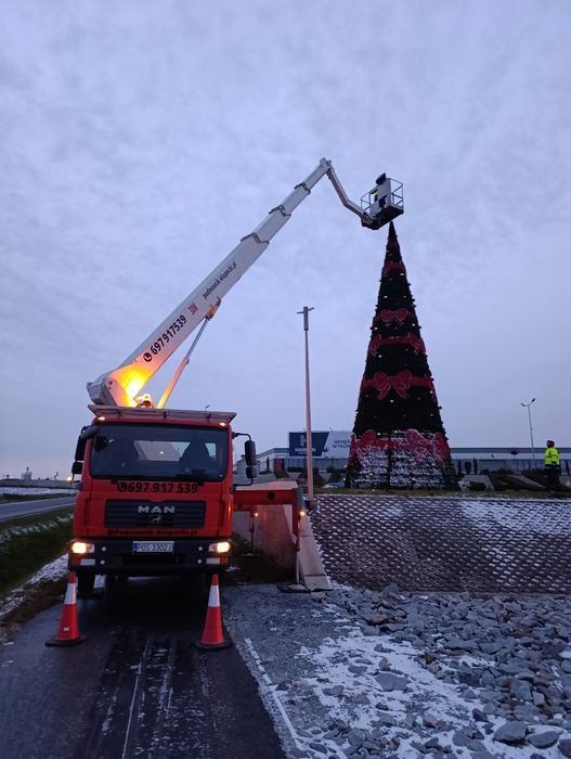Podnośnik koszowy zwyżka 30m