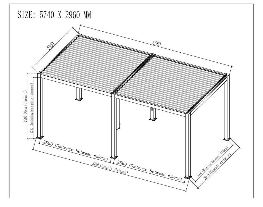 Pergola 3x4 i 4x6 antracyt – 10 400 zł i 18 000 zł promocja
