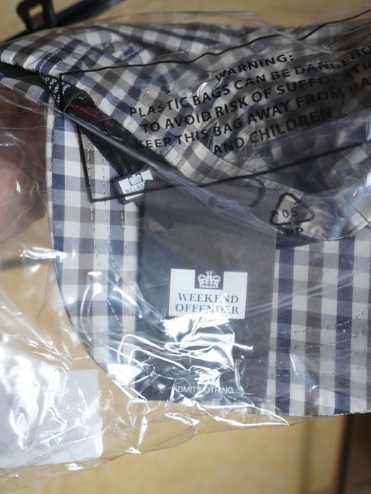 Weekend Offender кепка бейсболка в клетку оригинальная новая