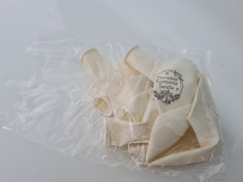Balony na komunię zestaw 8 szt.