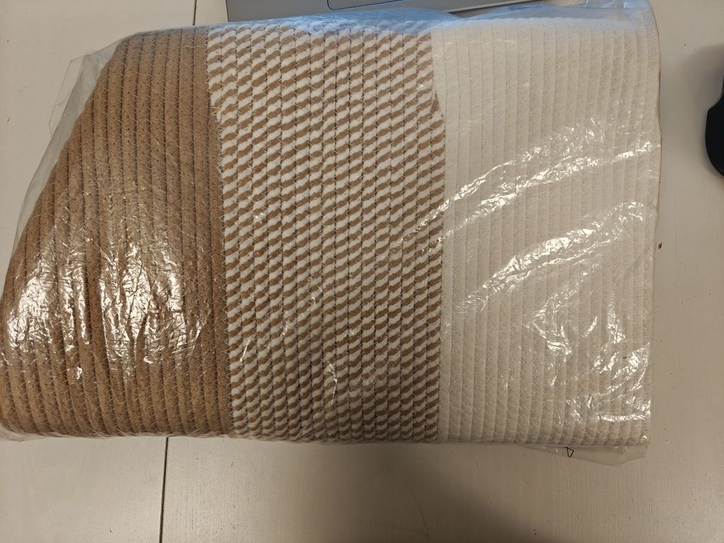 Kosz na pranie kosz na zabawki bawełniany pleciony Goodpick B483