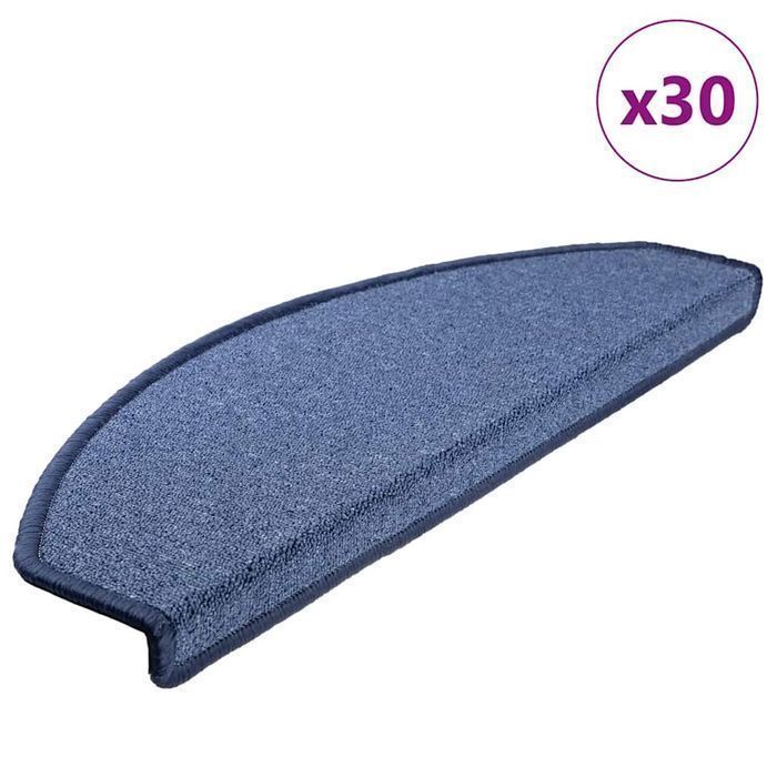 Vidaxl Maty Na Schody 30 Szt. Niebieskie 65X24X4 Cm