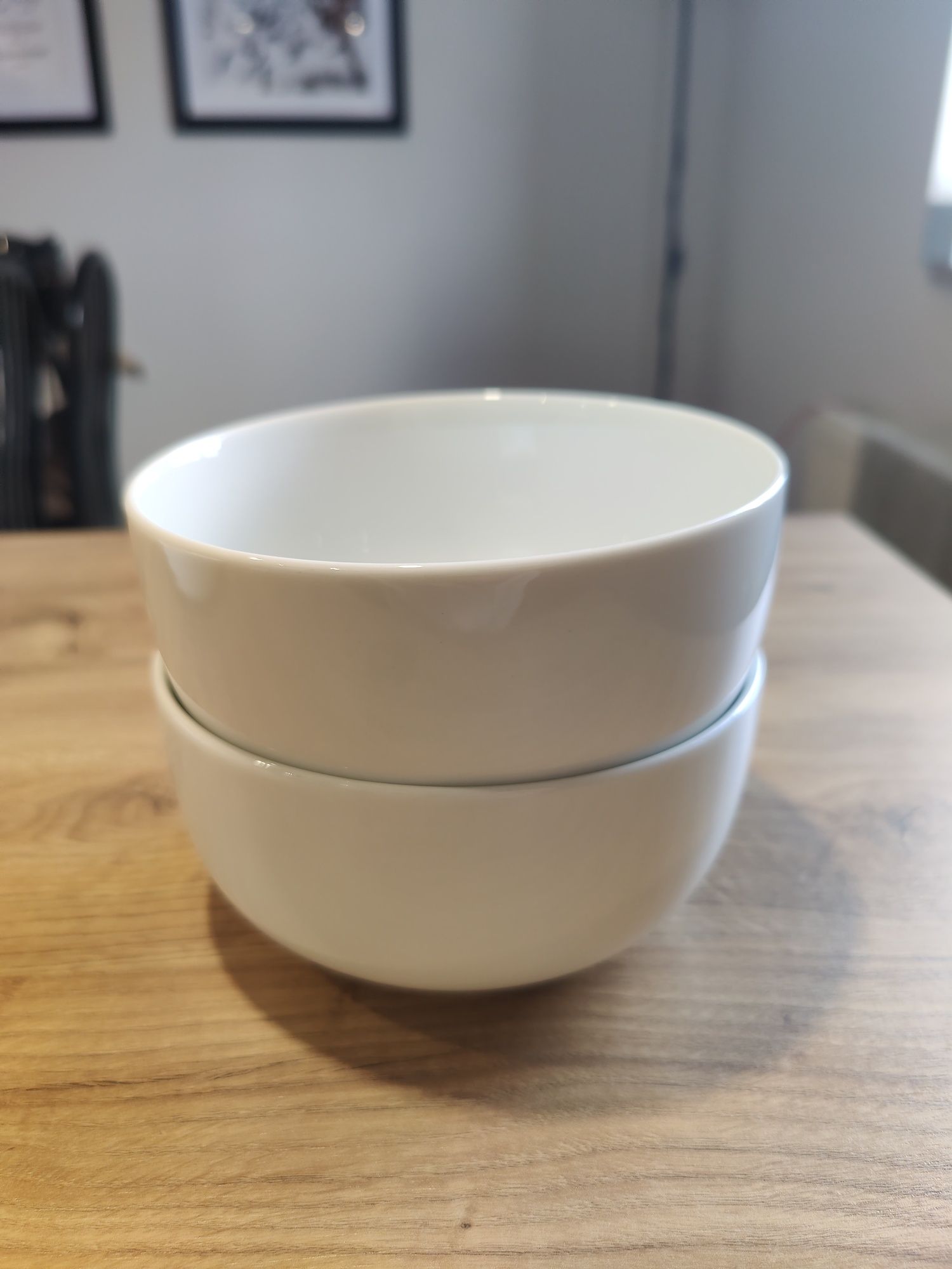 Komplet 2 szt. misek/miseczek na zupę/śniadanie/obiad porcelana Tesco