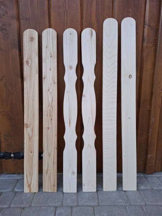 Sztachety drewniane świerk / modrzew