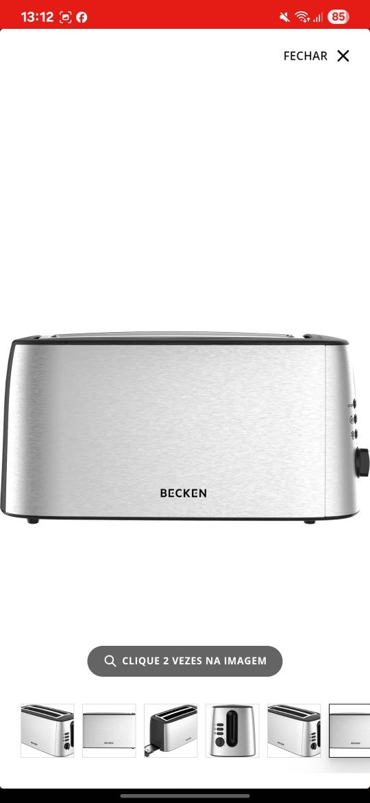 Torradeira 2E XL BECKEN BT8759 INOX
87
