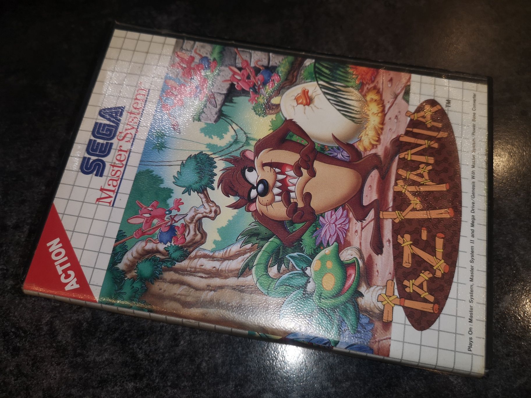 Taz-Mania SEGA MASTER SYSTEM gra (w pudełku) testowana